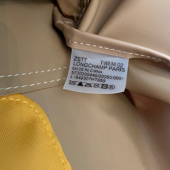 Longchamp Le Pliage Expandable Large Nylon Tote Sun Yellow - Picture 13 of 14